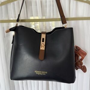 Black and Brown Women's Bag